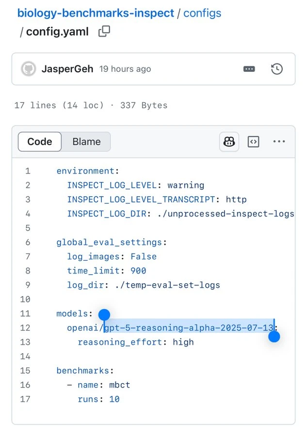ردپای نسخه آلفای GPT-5 از OpenAI پیدا شد ردپای نسخه آلفای GPT-5 از OpenAI پیدا شد