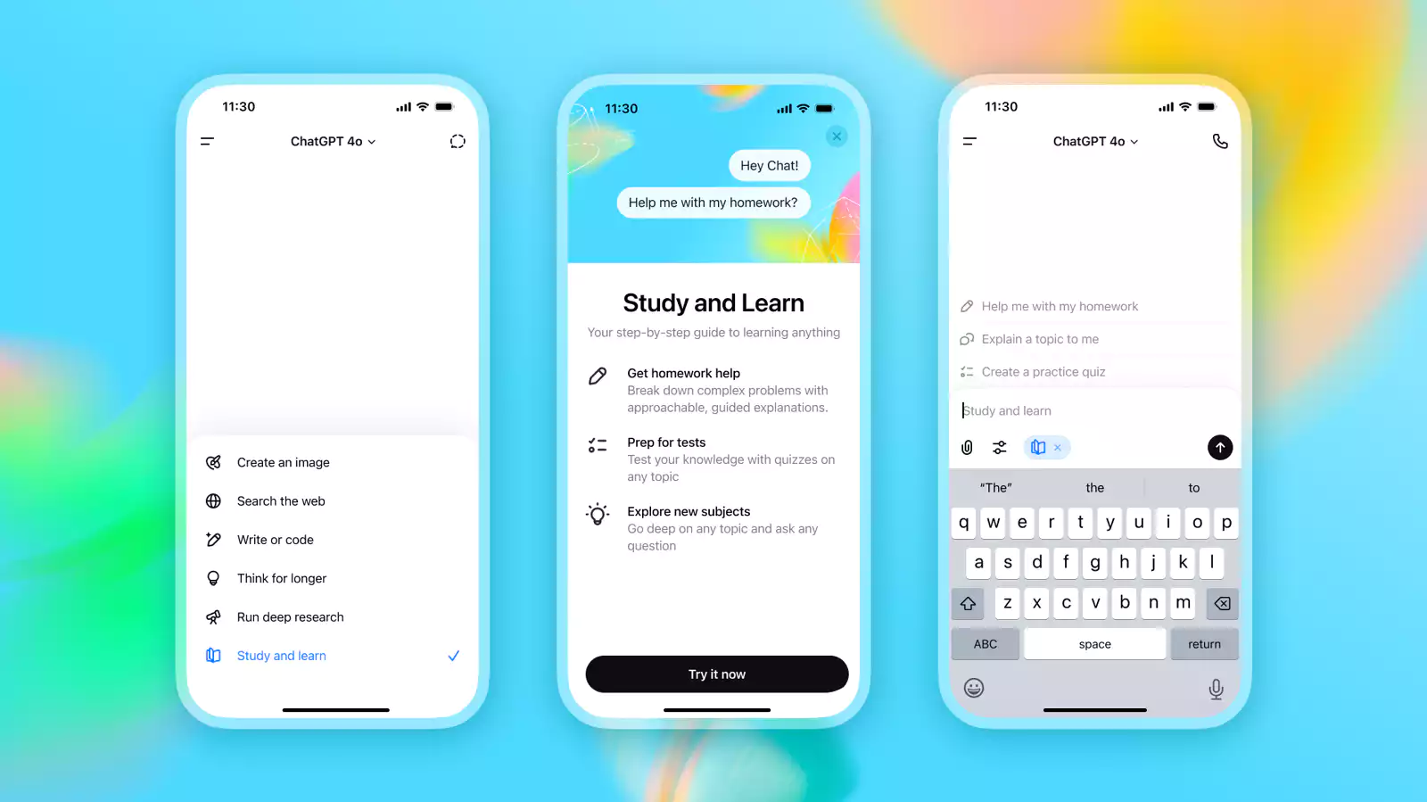 «حالت مطالعه» یا Study Mode برای ChatGPT معرفی شد