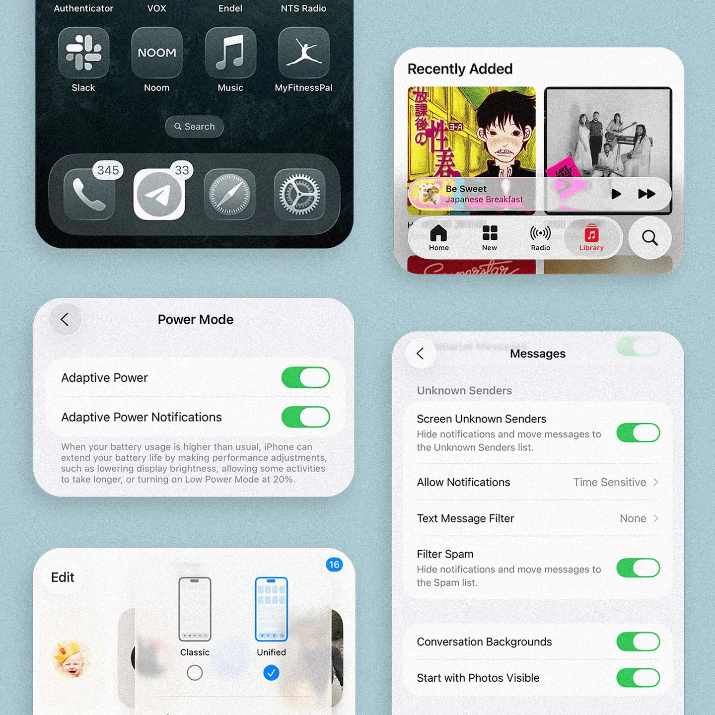 iOS 26 منتشر شد، طراحی Liquid Glass و هوش مصنوعی اپل