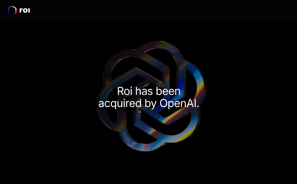 خرید Roi توسط OpenAI